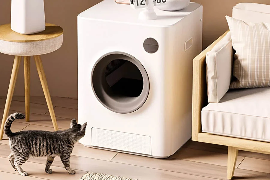 rolling litter box