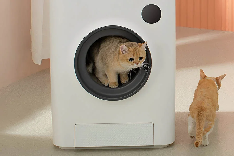 rolling litter box