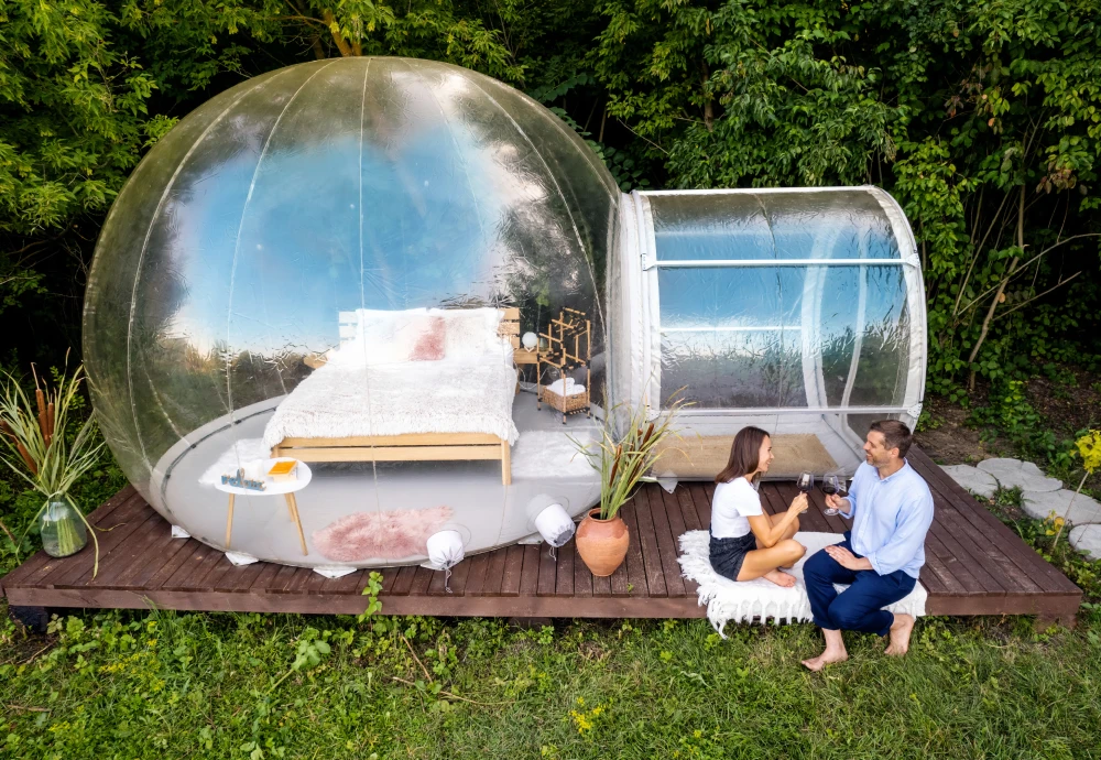 clear camping bubble tent